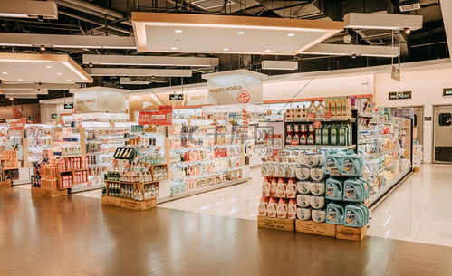 超市購物商品貨架展架攝影圖配圖高清攝影大圖 千庫網